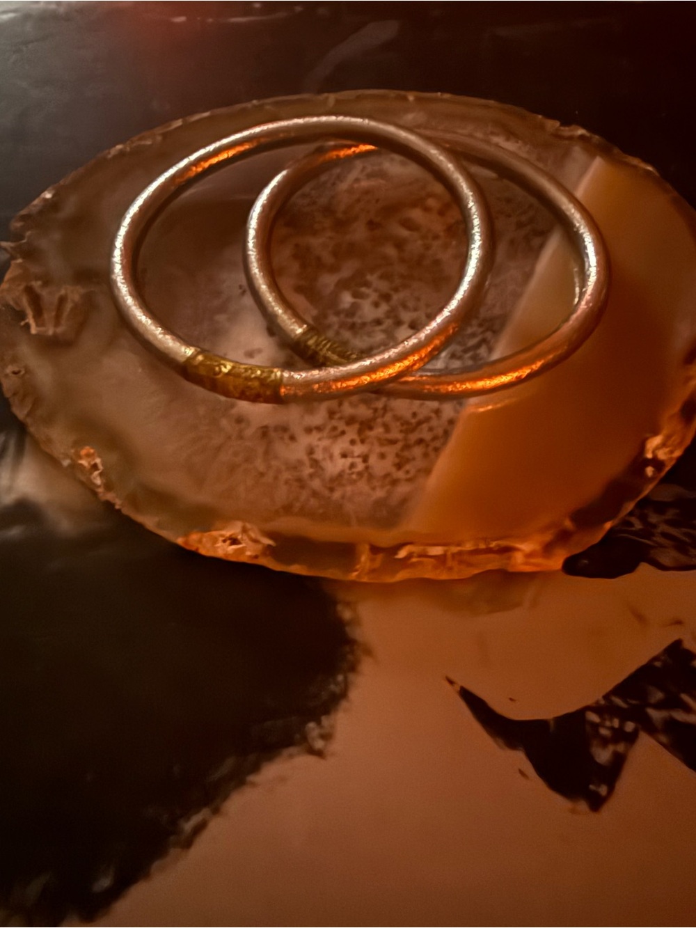 (2) BudHaGirl Silver All Weather Bangles